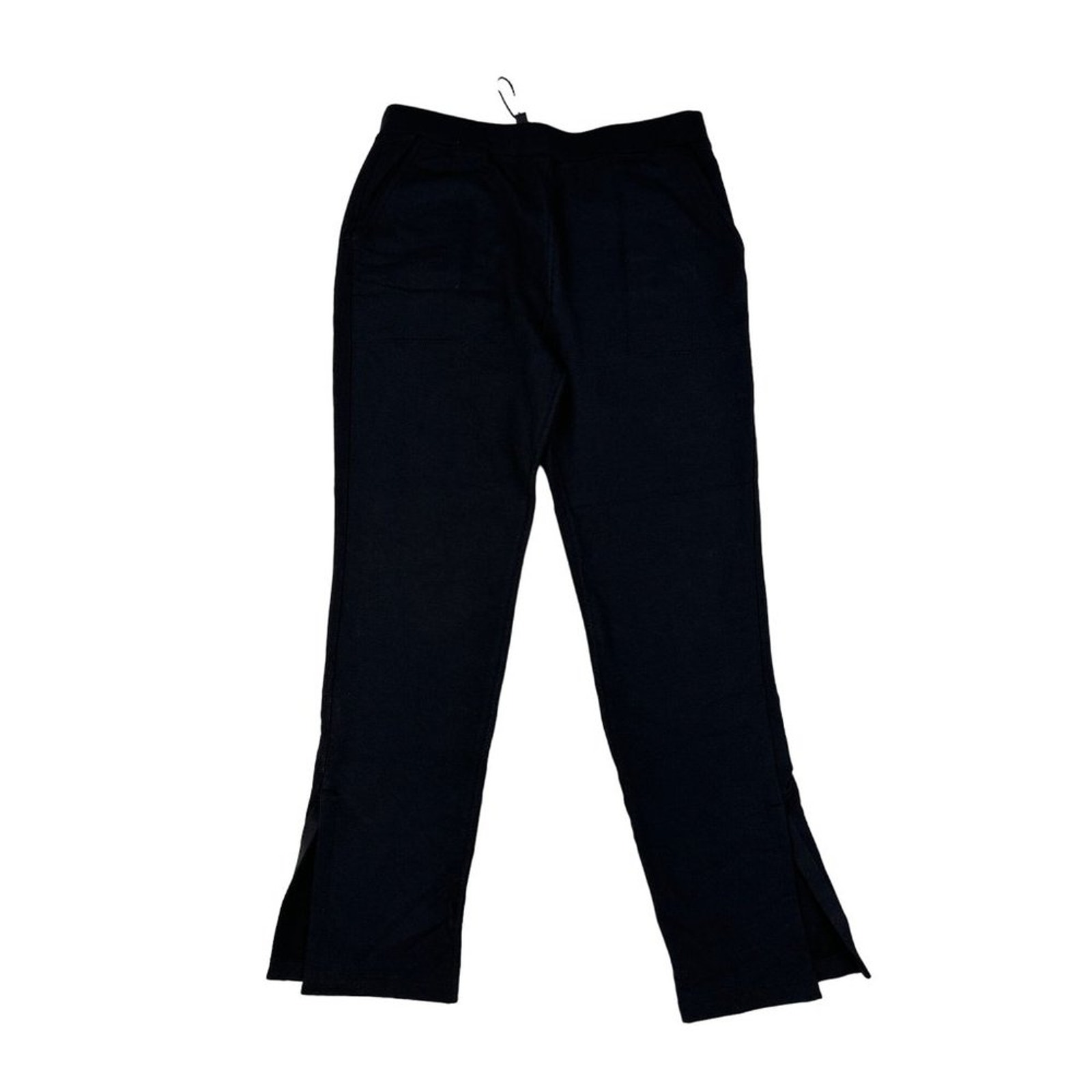 Tate Jones - Men's Side Slit Sweat Pants In Black